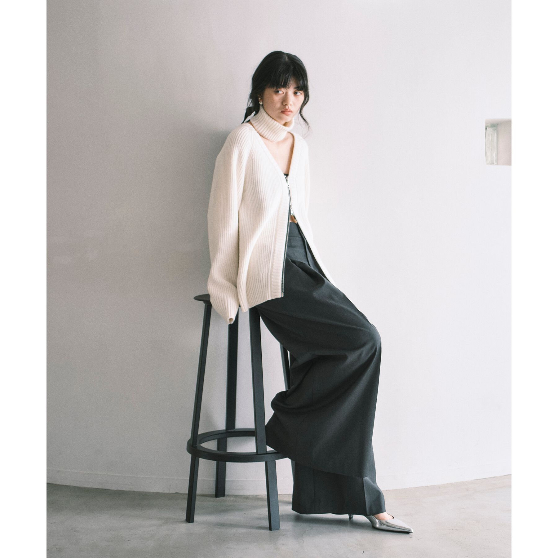 CODE A「pleated wide leg trousers」|その他|