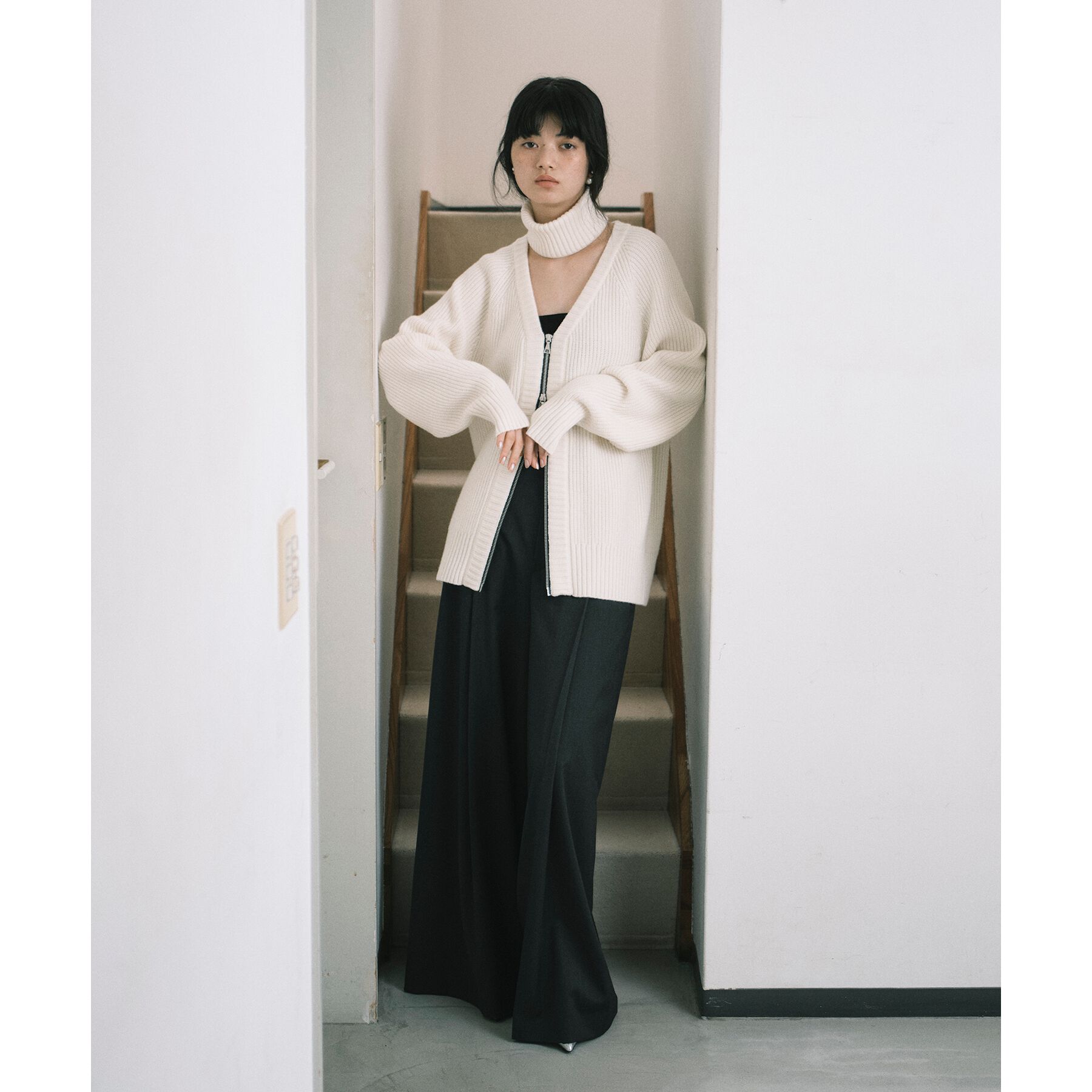 CODE A「pleated wide leg trousers」|その他|