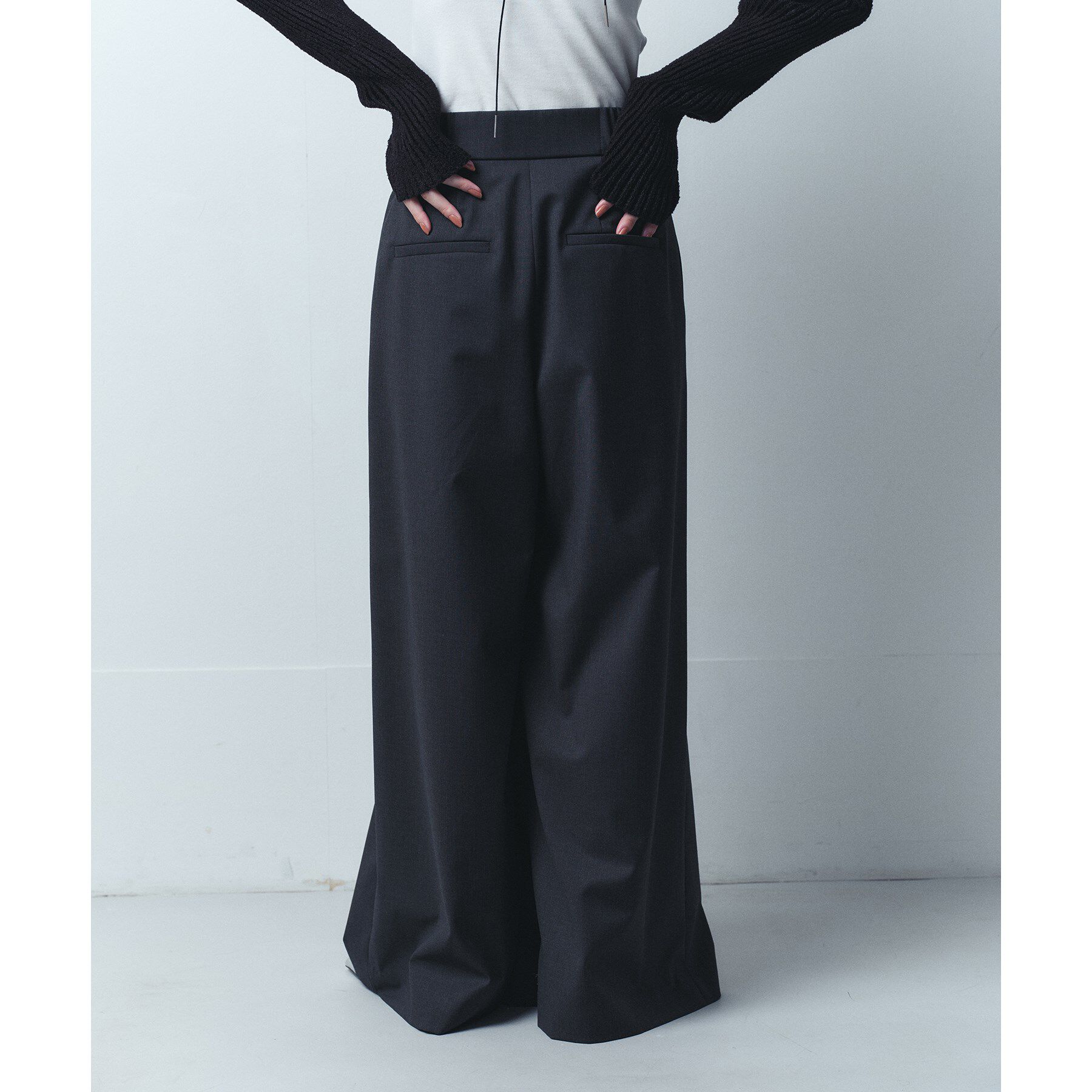 CODE A「pleated wide leg trousers」|その他|