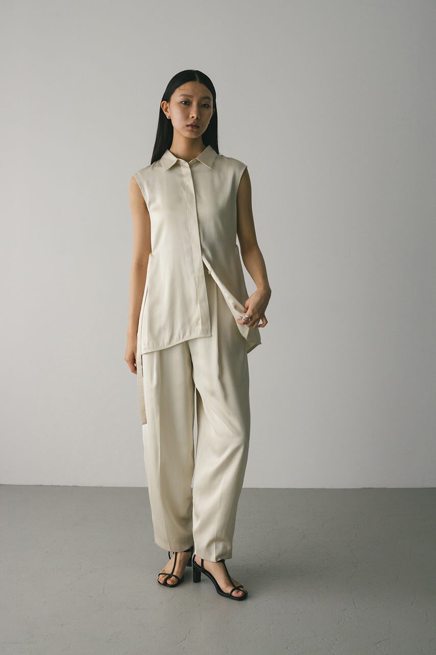 STYLEMIXER「サテンタックフォルムパンツ」|その他|