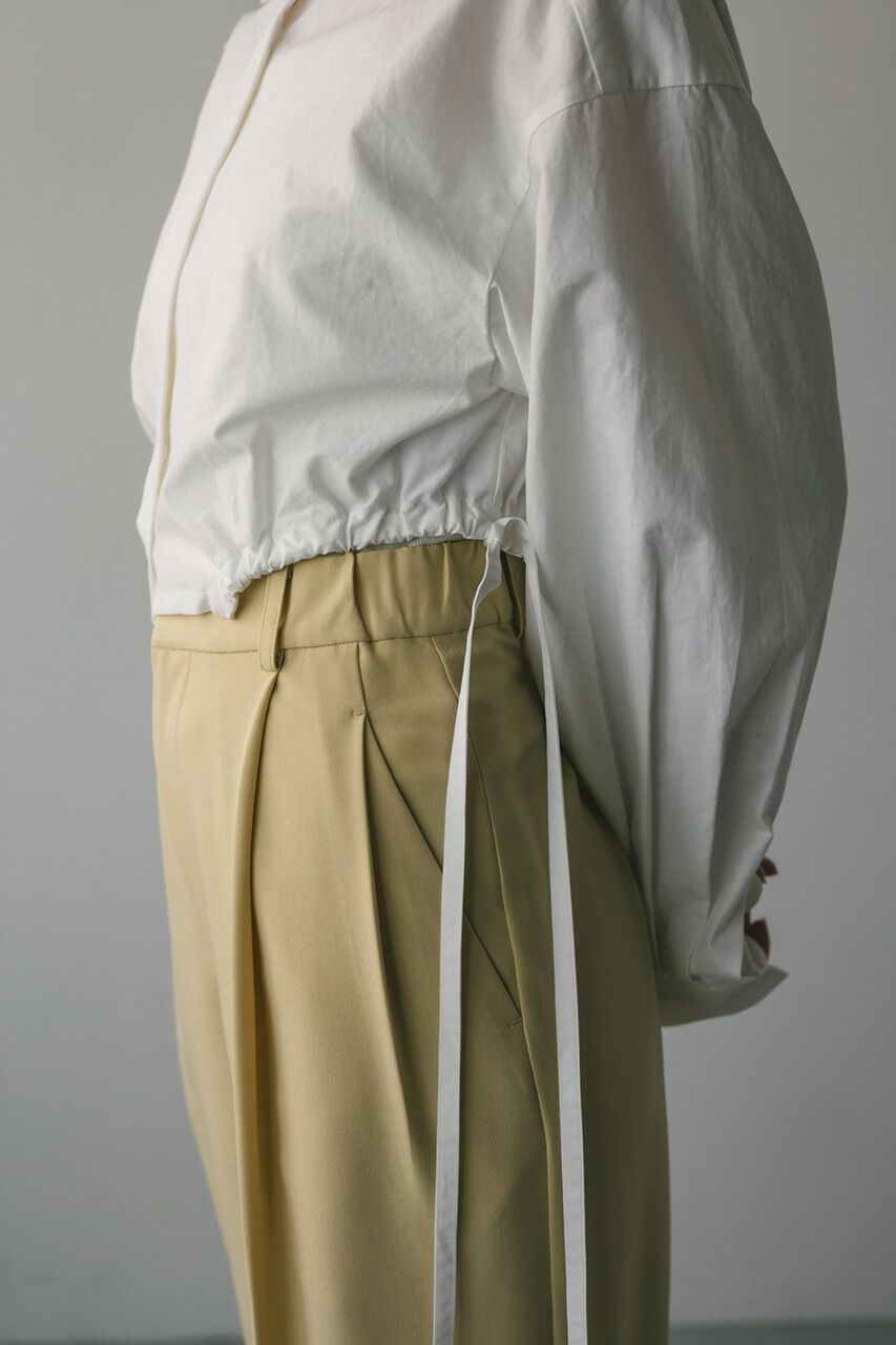 STYLEMIXER「ヘムギャザーショートシャツ」|シャツ・ブラウス|