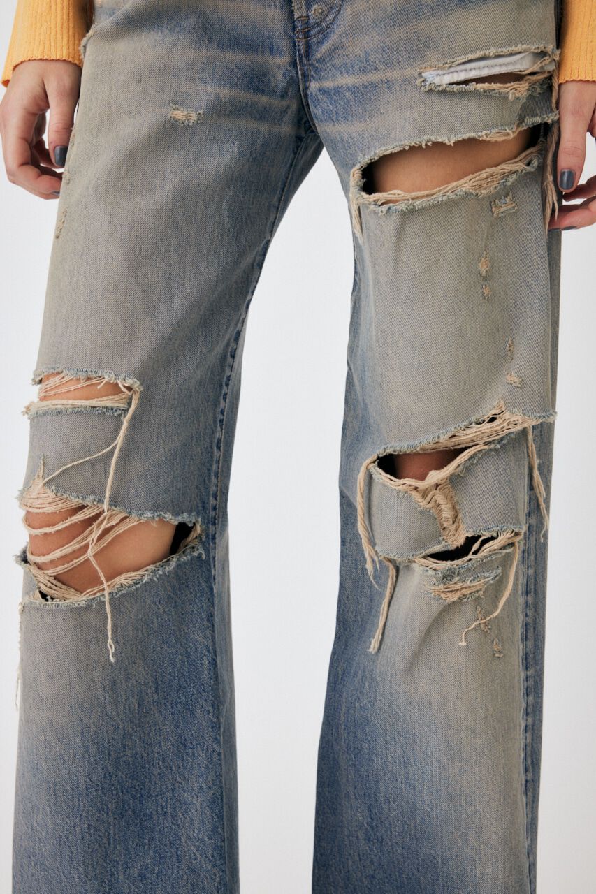 MOUSSY「MIDRISE STRAIGHT」|デニム|