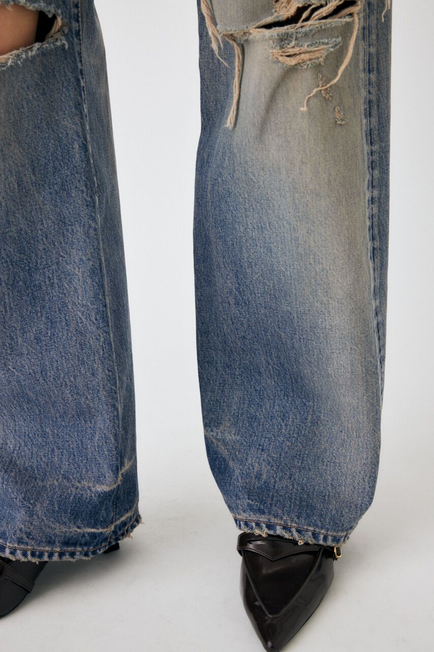 MOUSSY「MIDRISE STRAIGHT」|デニム|