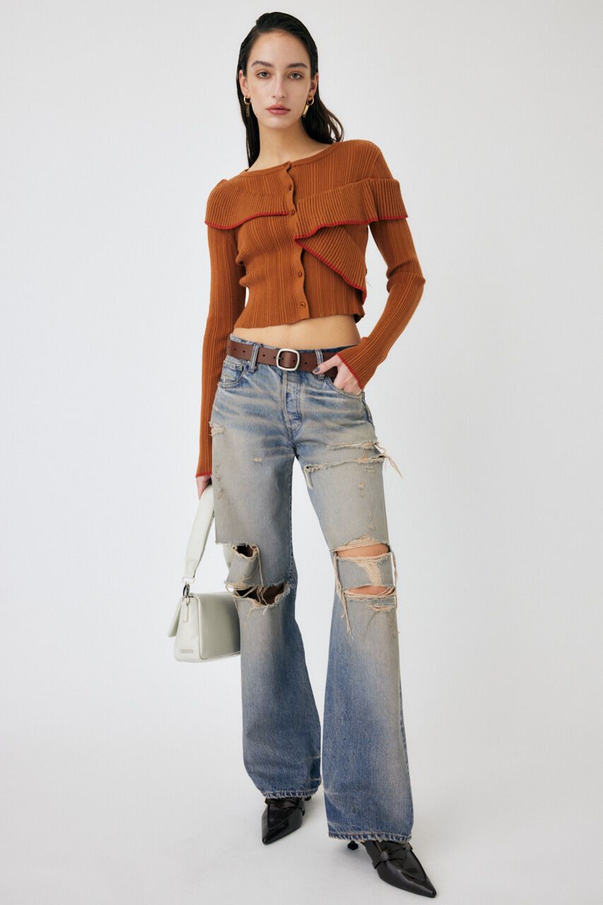 MOUSSY「MIDRISE STRAIGHT」|デニム|