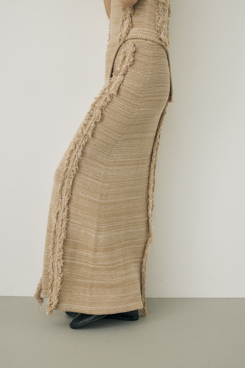 MOUSSY「ツイードニットスカート　オーガニックコットン使用」|スカート|