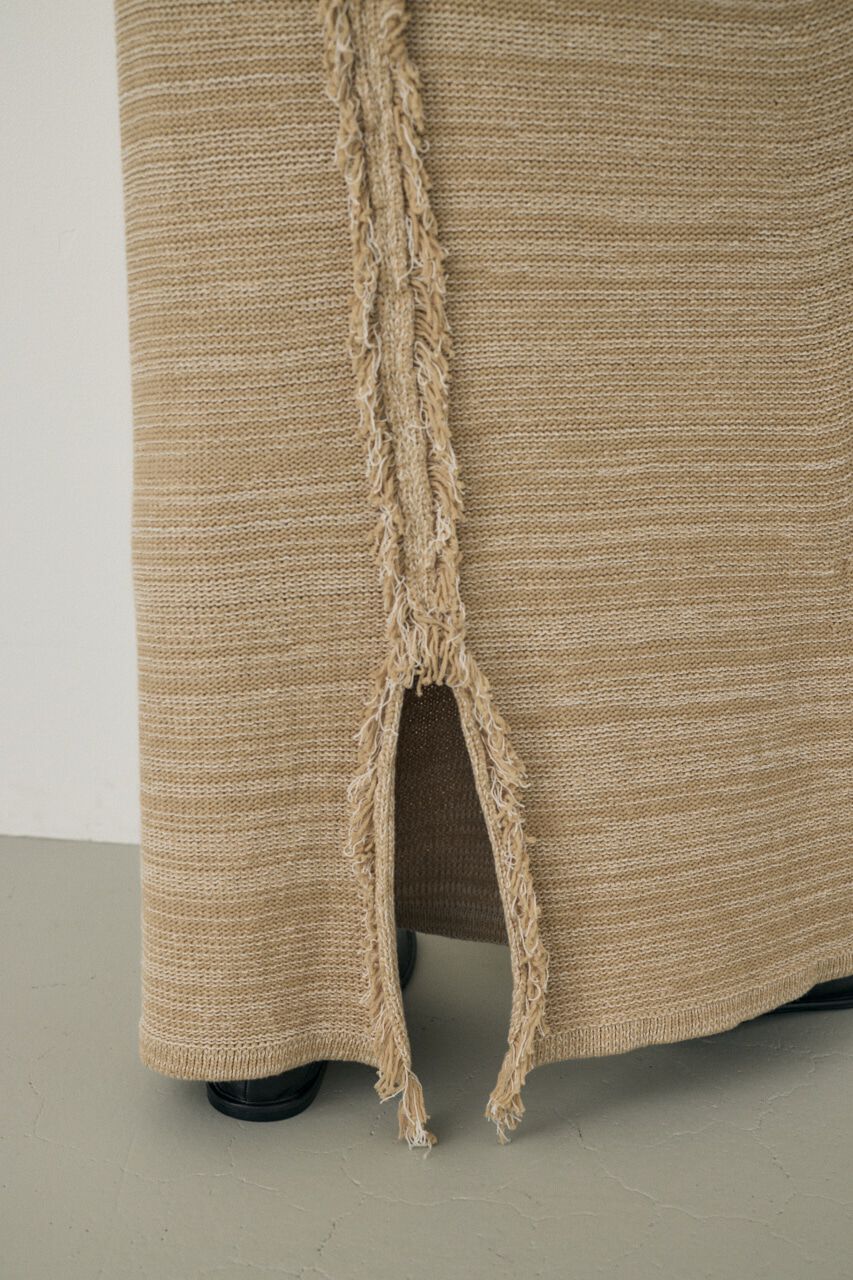 MOUSSY「ツイードニットスカート　オーガニックコットン使用」|スカート|