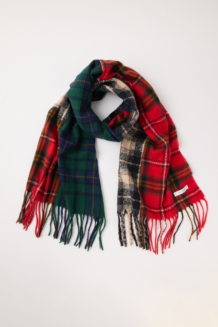 MOUSSY「PLAID PATCHWORK スカーフ」|その他|
