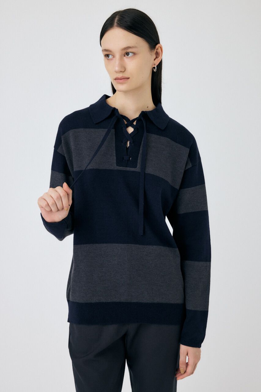 MOUSSY「RUGGER ニットトップス」|ニット・セーター|