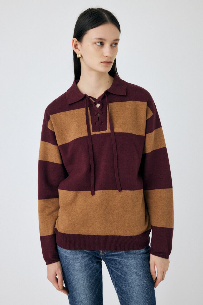 MOUSSY「RUGGER ニットトップス」|ニット・セーター|BRD