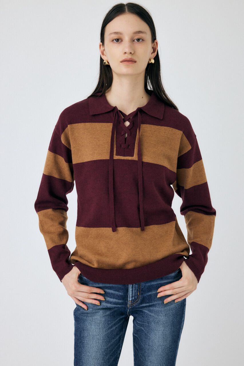 MOUSSY「RUGGER ニットトップス」|ニット・セーター|