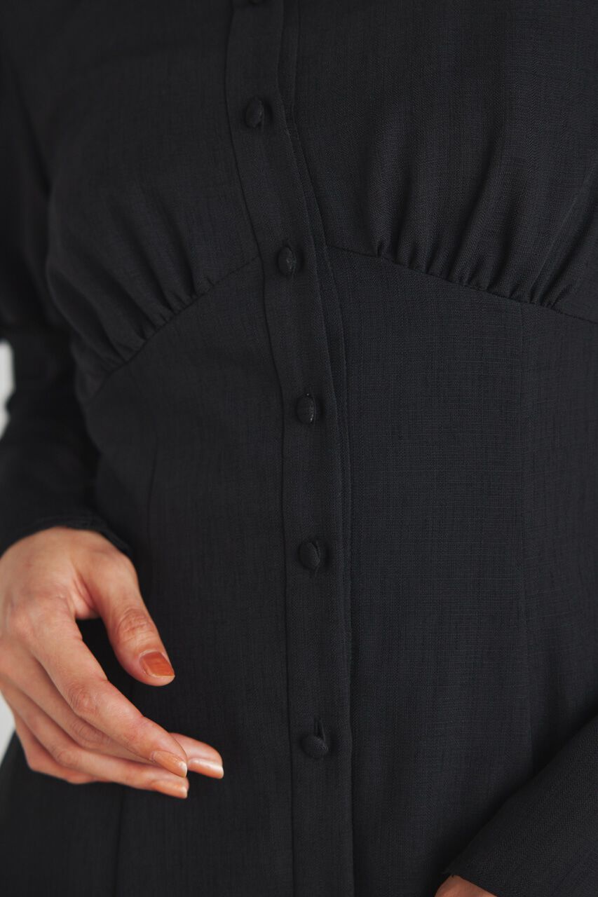 rienda「ボリュームスリーブビスチェパターンマーメイドOP」|ワンピース|