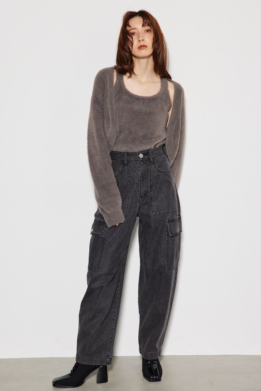 rienda「オーバーポケットJW DENIM PT」|デニム|