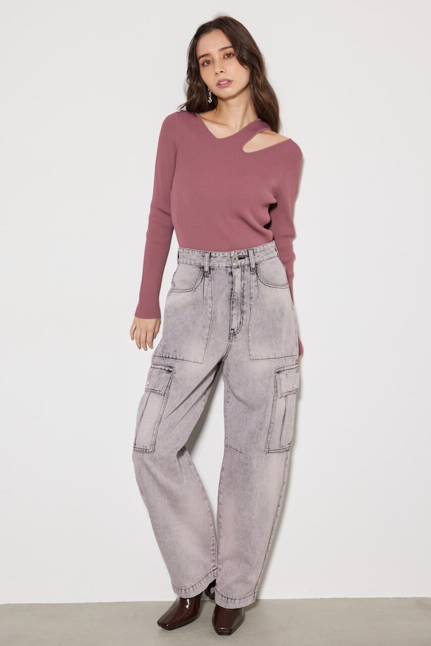 rienda「オーバーポケットJW DENIM PT」|デニム|