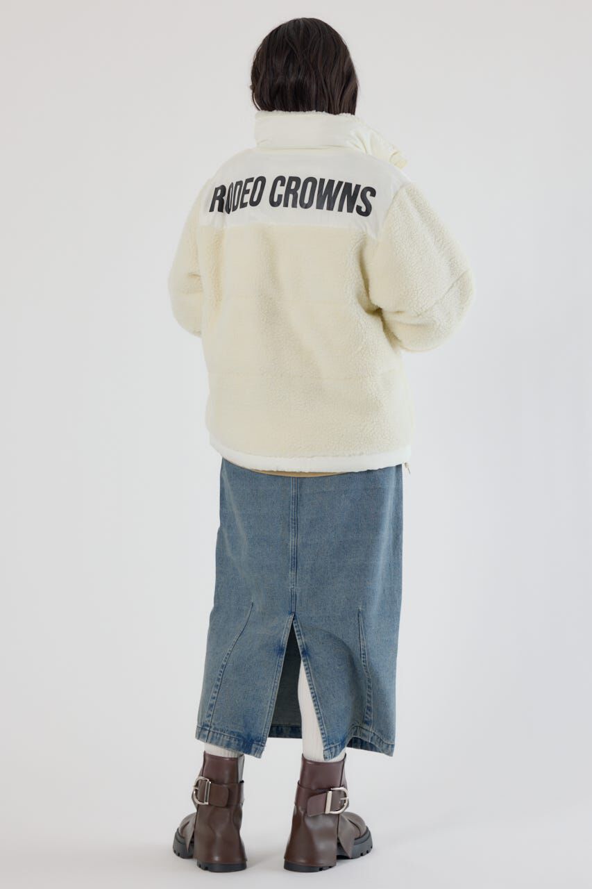 RODEO CROWNS「切り替えボアロゴジャケット」|その他|