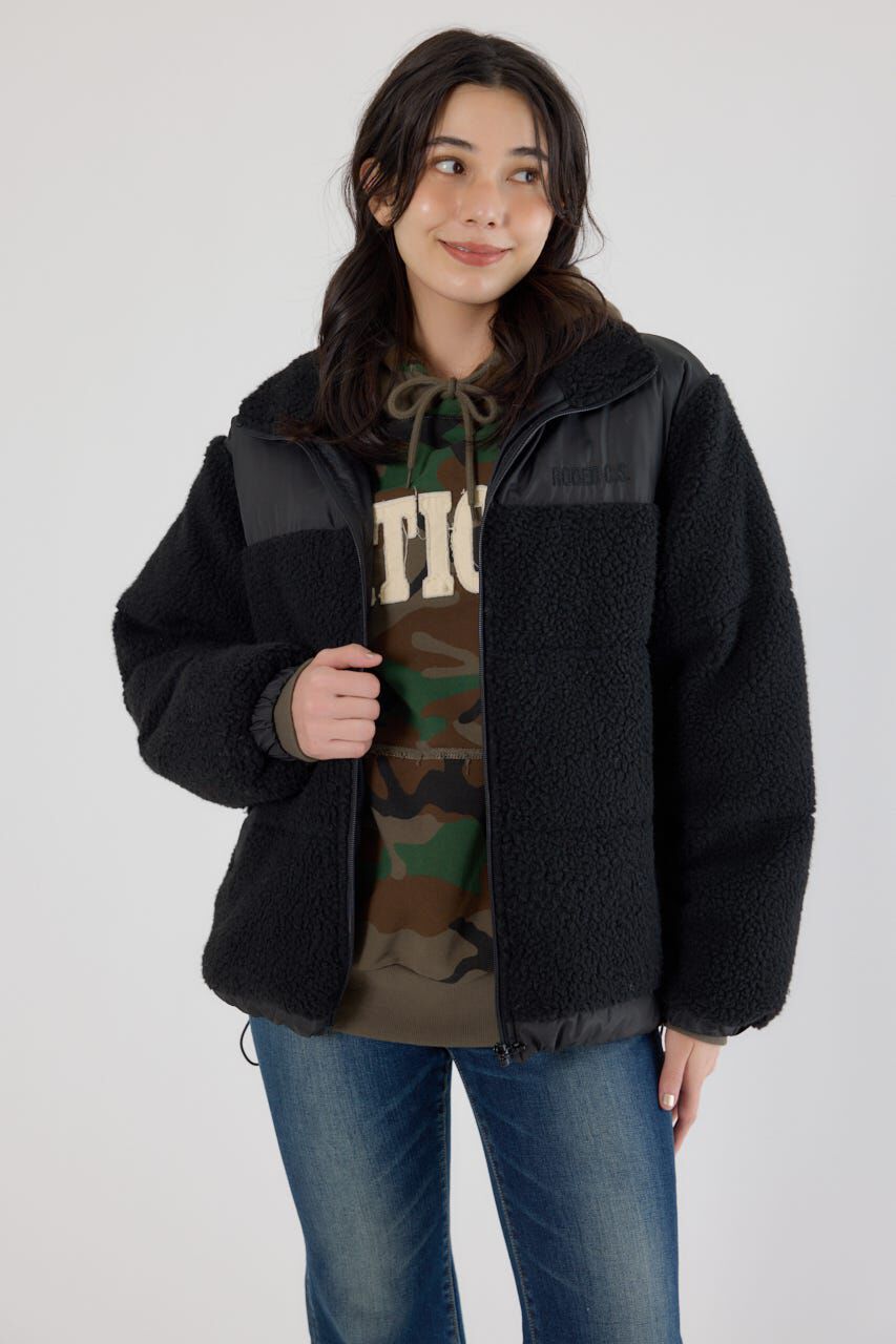 RODEO CROWNS「切り替えボアロゴジャケット」|その他|