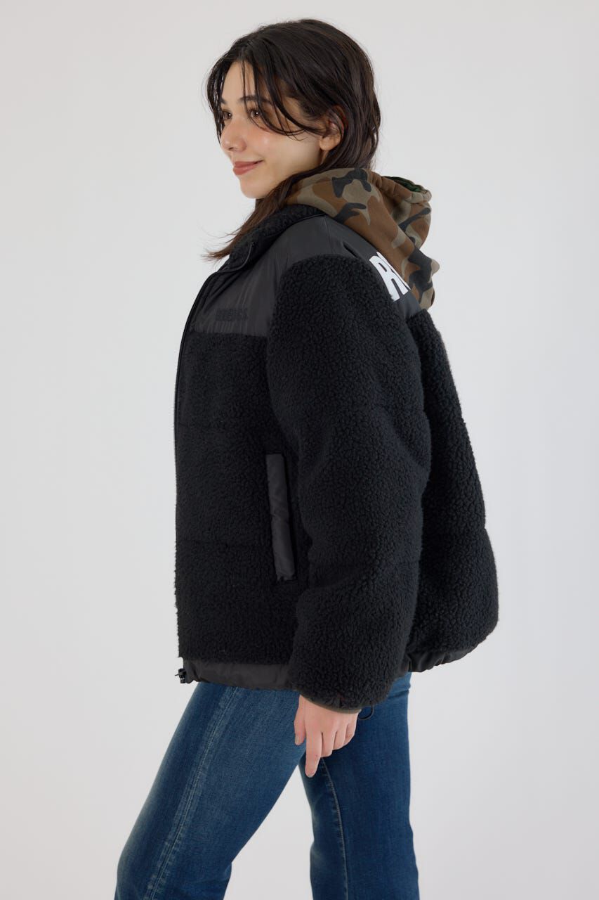 RODEO CROWNS「切り替えボアロゴジャケット」|その他|