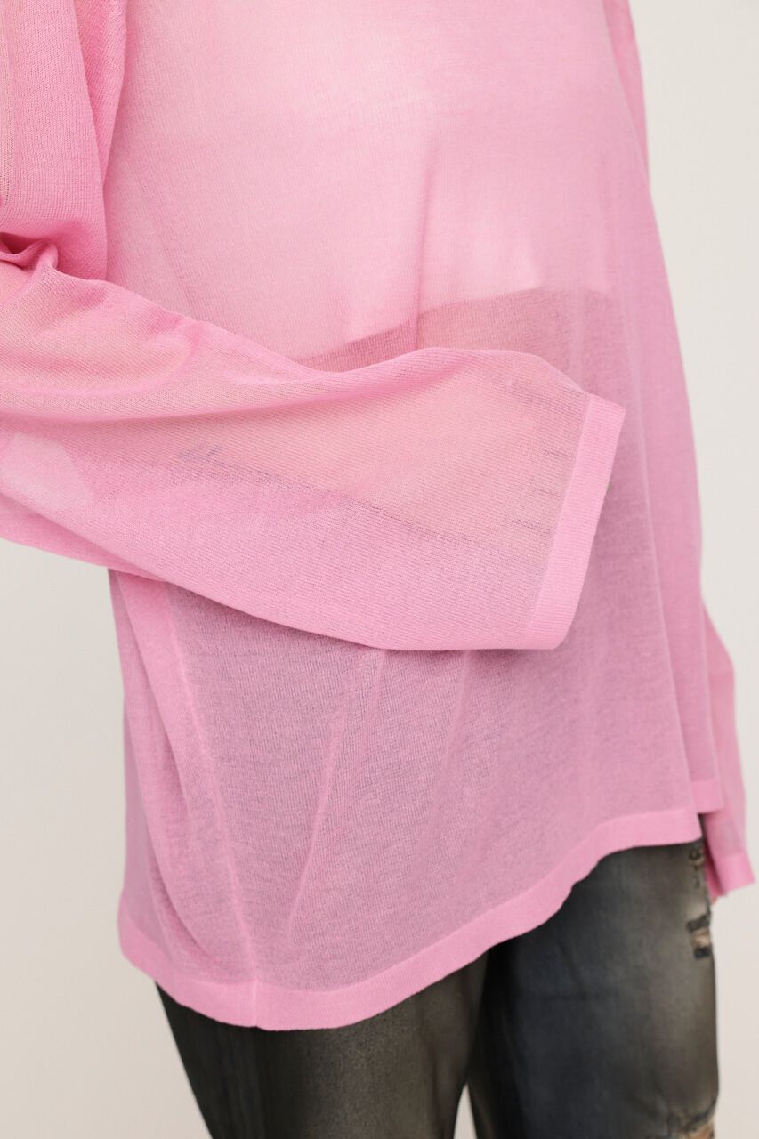 SLY「OVERSIZE SHEER トップス」|ニット・セーター|