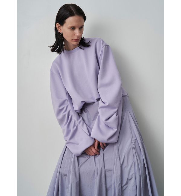 ELENDEEK「VOLUME TUCK SL CS」|Tシャツ・カットソー|ラベンダー