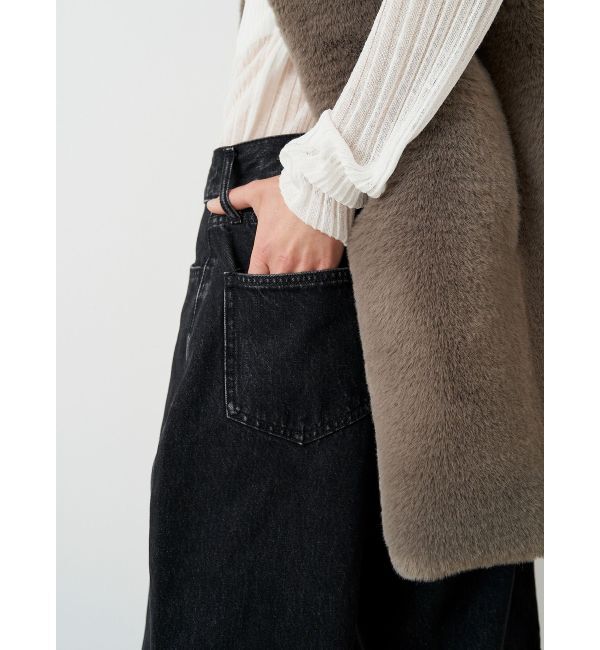 ELENDEEK「WIDE ROUGH DENIM PT」|デニム|