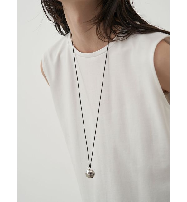 ELENDEEK「METAL TOP CORD NECKLACE」|ネックレス|シルバー