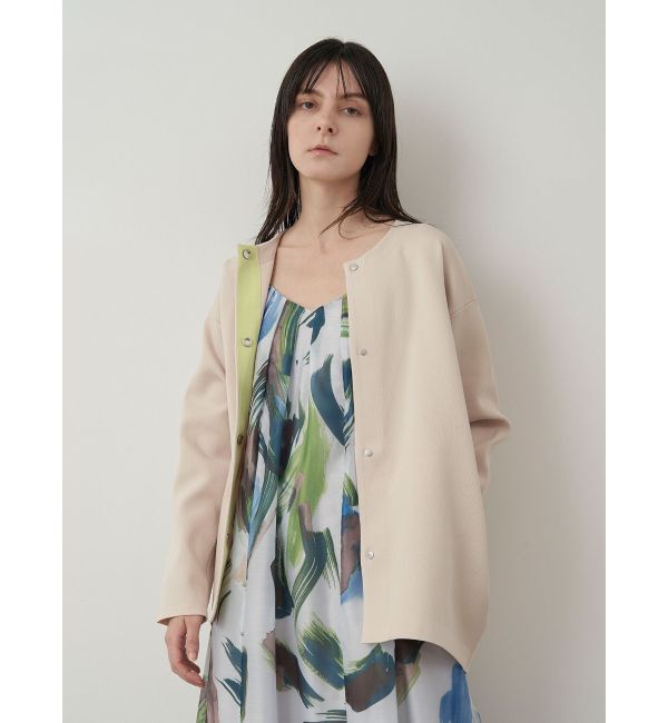 ELENDEEK「COCOON FORM CD」|カーディガン|ベージュ