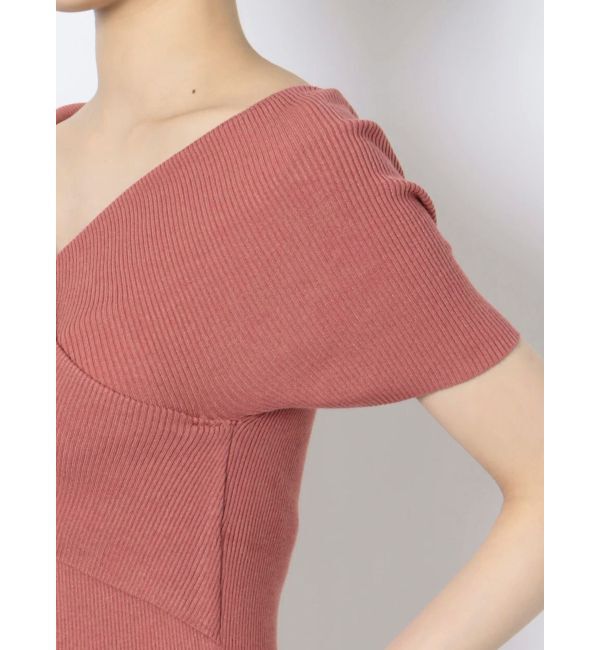 RESEXXY「フロントクロスニットワンピース」|ワンピース|