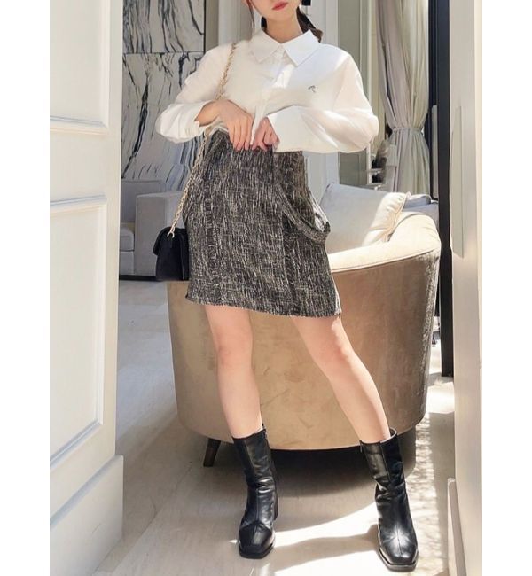 RESEXXY「2Wayハイウエストツイードスカート」|スカート|