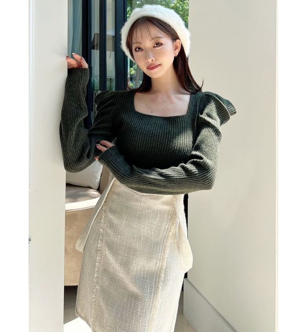 RESEXXY「2Wayハイウエストツイードスカート」|スカート|