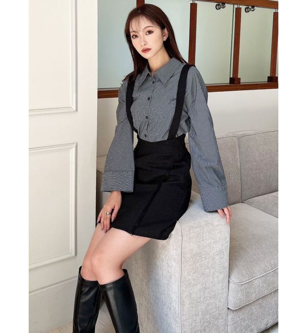 RESEXXY「2Wayハイウエストツイードスカート」|スカート|