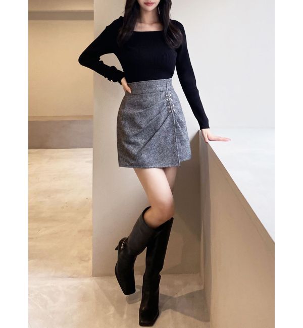 RESEXXY「シンプルデザインニットトップス」|ニット・セーター|