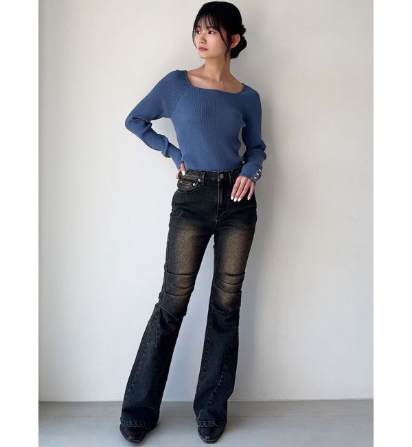 RESEXXY「シンプルデザインニットトップス」|ニット・セーター|