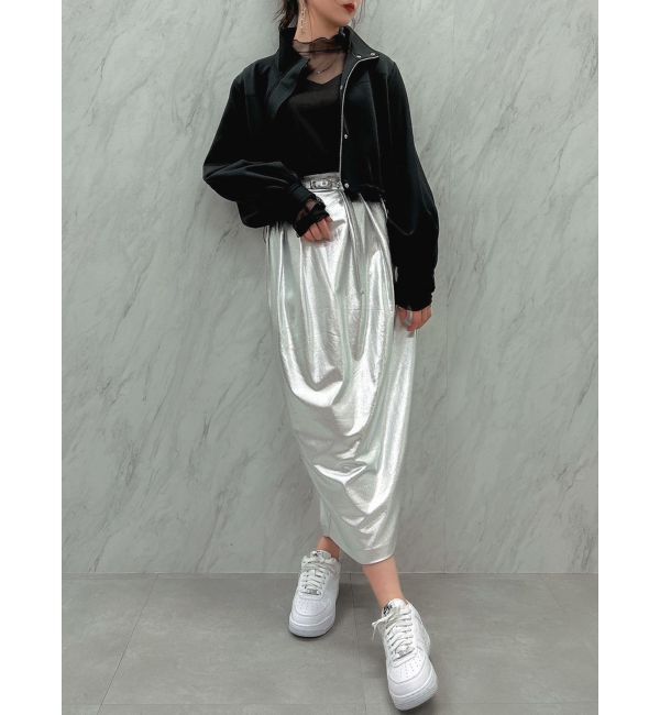 dazzlin「メタリックコクーンスカート」|スカート|