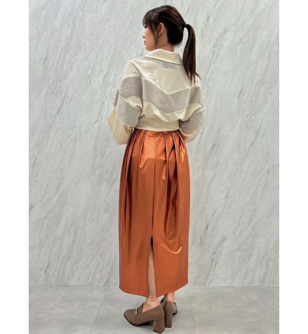 dazzlin「メタリックコクーンスカート」|スカート|