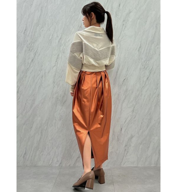dazzlin「メタリックコクーンスカート」|スカート|
