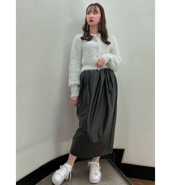 dazzlin「メタリックコクーンスカート」|スカート|