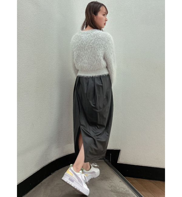 dazzlin「メタリックコクーンスカート」|スカート|