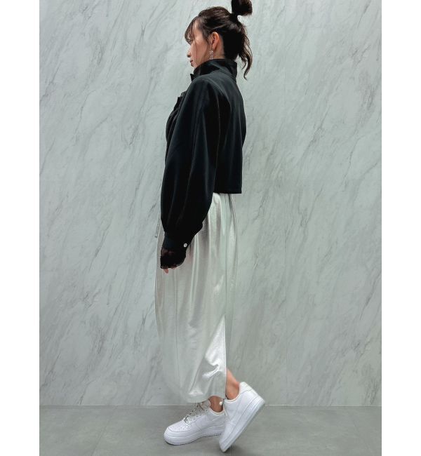 dazzlin「メタリックコクーンスカート」|スカート|