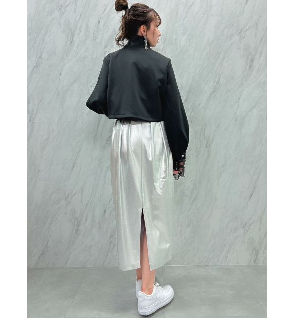 dazzlin「メタリックコクーンスカート」|スカート|