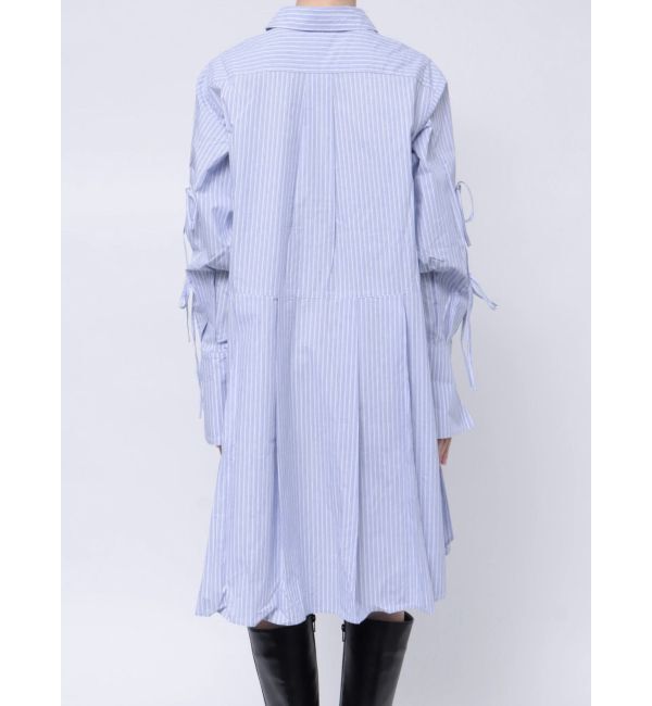 dazzlin「シャツイレフレアミニワンピース」|ワンピース|
