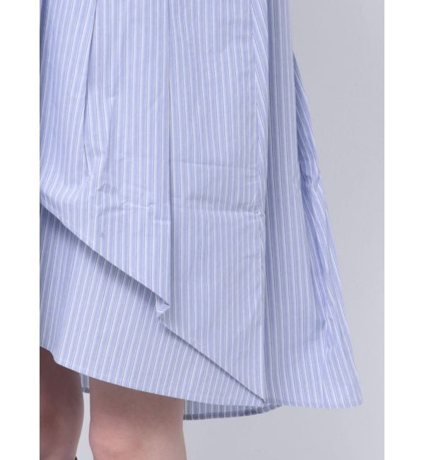 dazzlin「シャツイレフレアミニワンピース」|ワンピース|