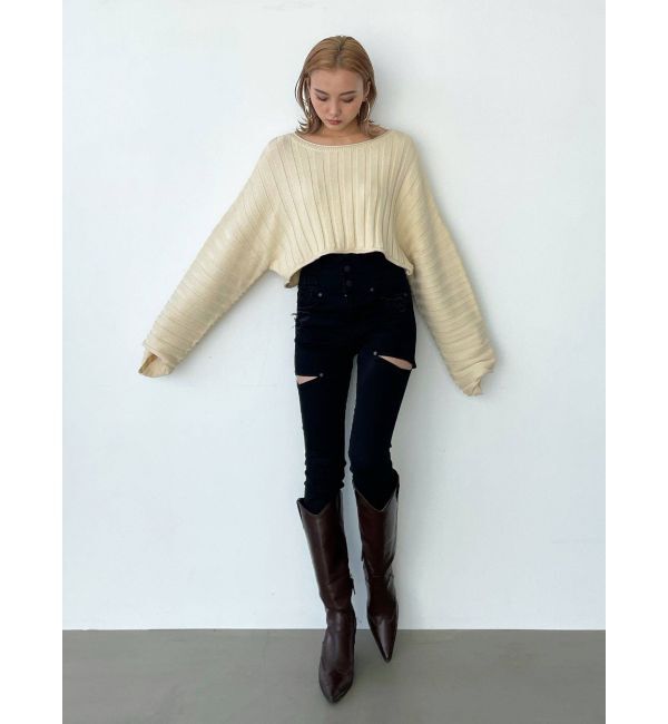 EMODA「ルーズネックニット」|ニット・セーター|