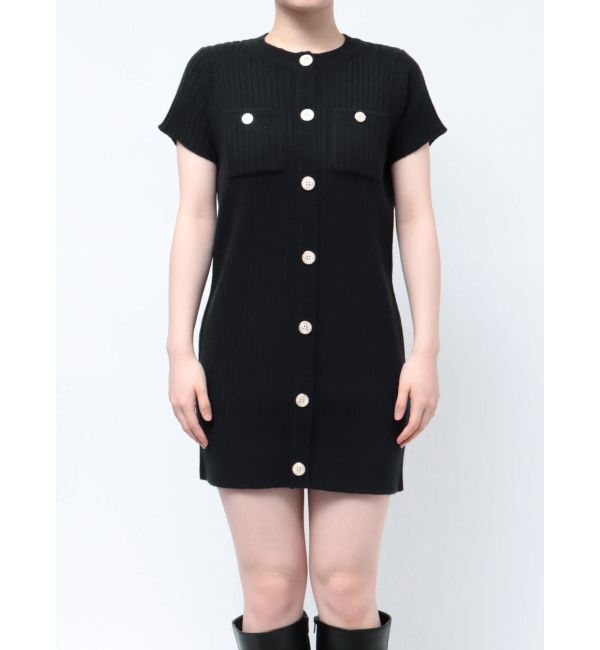 MERCURYDUO「2WAYアームウォーマー付きミニニットワンピース」|ワンピース|
