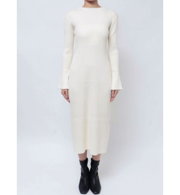 MERCURYDUO「シャーリングビスチェニットワンピース」|ワンピース|