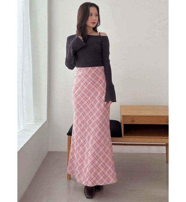 MERCURYDUO「バイアスナロースカート」|スカート|