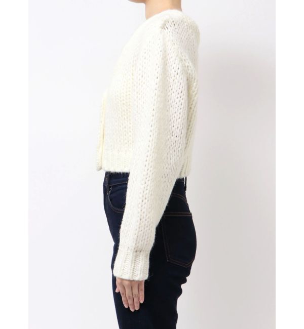 MERCURYDUO「ローゲージデザインボタンカーディガン」|カーディガン|