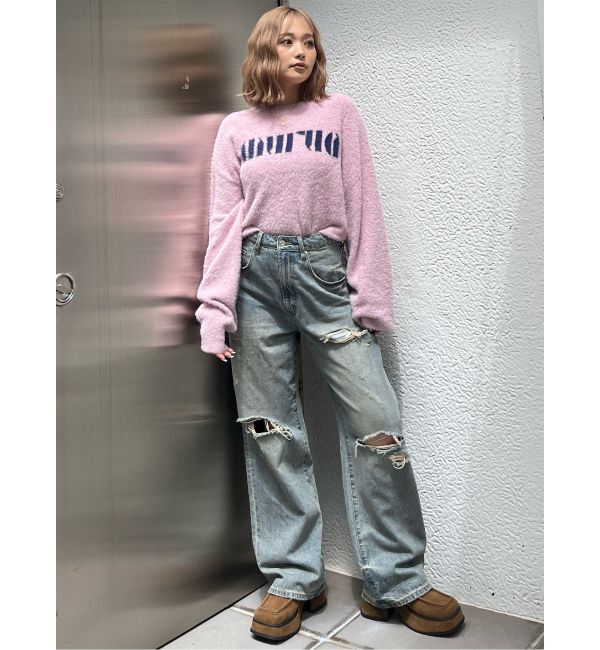 MURUA「グリンプスダメージデニム」|デニム|