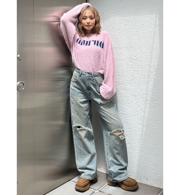 MURUA「グリンプスダメージデニム」|デニム|