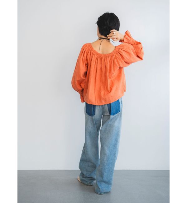 Ungrid「オフショルギャザーボリュームブラウス」|シャツ・ブラウス|