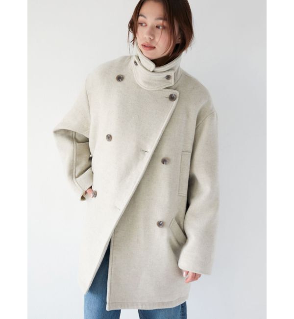Ungrid「ハイネックミドル丈コート」|その他|