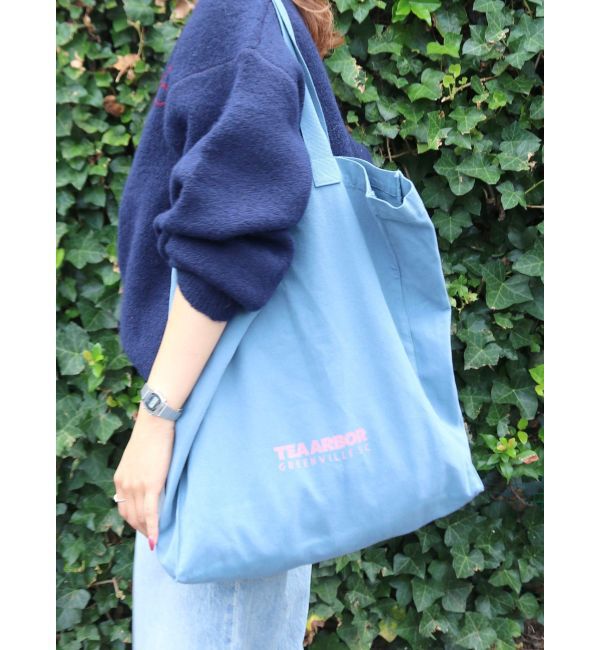 Ungrid「【WEB限定】ロゴトートバッグ」|トートバッグ|ブルー